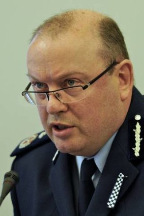 Victoria Police Chief Commissioner Graham Ashton.