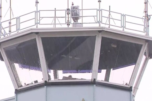 Jandakot Airport was forced to close overnight due to a lightning strike damaging its runway lights.