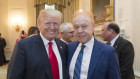 Australia’s richest man, Anthony Pratt (right), with Donald Trump.