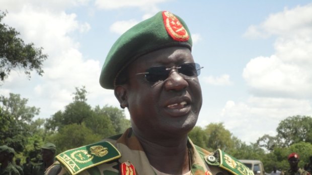 Former South Sudanese army general James Hoth Mai.