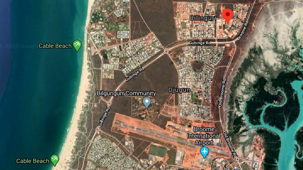 The crash site is not far from Broome Airport and Cable Beach.