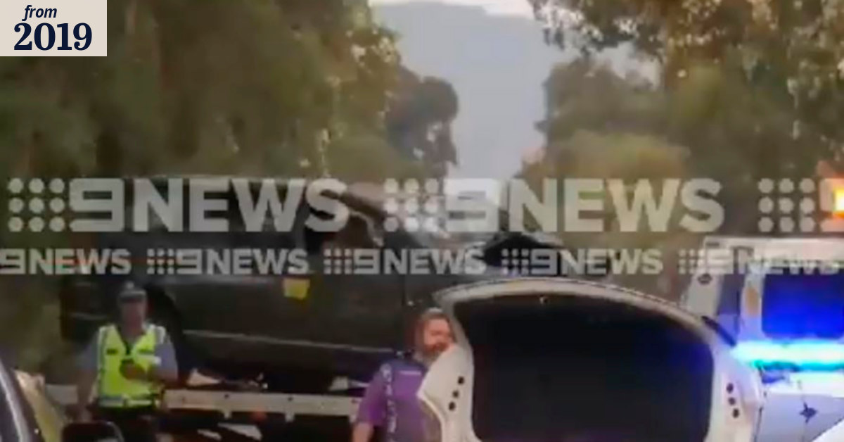 Mother, three children in hospital after car slammed into tree near ...
