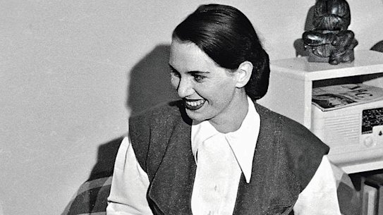 Charmian Clift and George Johnston working side-by-side in Sydney in 1948, before they moved to Hydra.