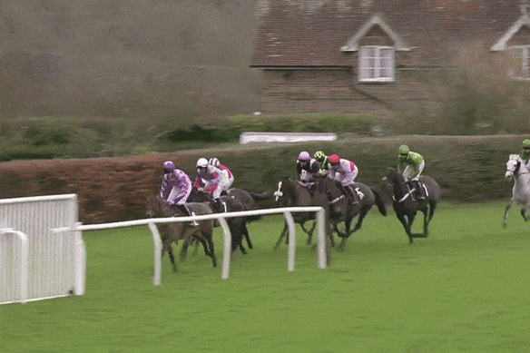 Joe Anderson made a remarkable recovery on Transmission to win at Plumpton in the UK.