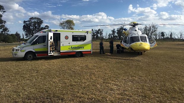 Boy suffers kick in the head from horse, flown to Brisbane hospital