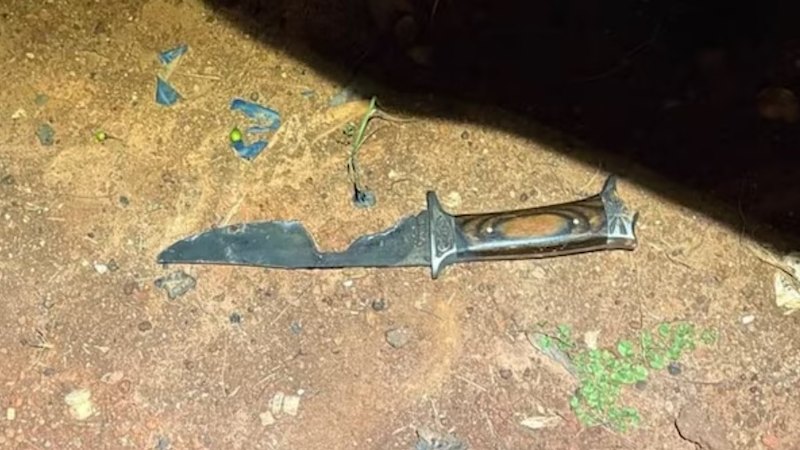 Would-be copper thief lucky to be alive after high-voltage fireball melts knife