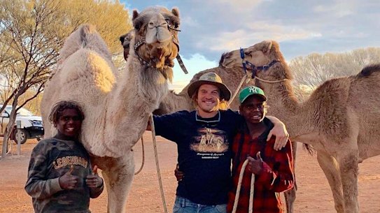 Tyler and Tashiem Abbott, en route from the outback to “a better life.”