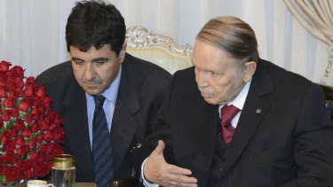 President Abdelaziz Bouteflika, right, early last year.
