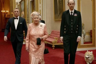 Daniel Craig famously filmed a James Bond skit with the Queen for the Opening Ceremony of the London Olympics. 