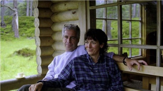 Ghislaine Maxwell and Jeffrey Epstein at the Queen’s Balmoral cabin.