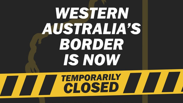 WA's border has been closed since April 5, with no plans to reopen any time soon. 