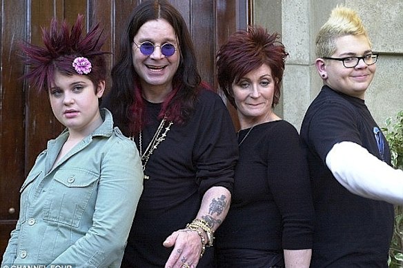 Kelly, Ozzy, Sharon and Jack Osbourne: the family at the heart of MTV hit The Osbournes.