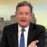 Piers Morgan appearing on Nine's Today show on Thursday morning.