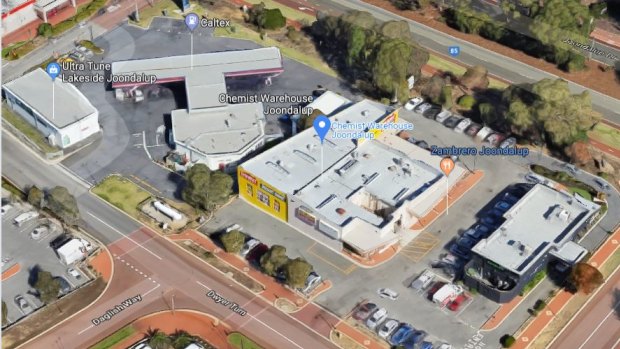 Cars affected by the suspected faulty pager system were parked near Chemist Warehouse, Caltex, Ultra Tune, Baskin-Robbins and The Reject Shop in Joondalup. 