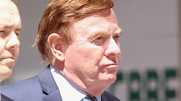 Former Ipswich City Council chief executive Carl Wulff, pictured during his trial in December 2018.
