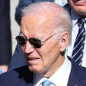 US President Joe Biden was turned away after showing up late to the official G20 photo.