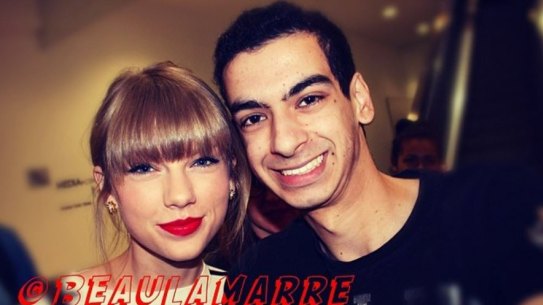 Beau Lamarre posted a photograph in 2014 with Taylor Swift on an Instagram account.