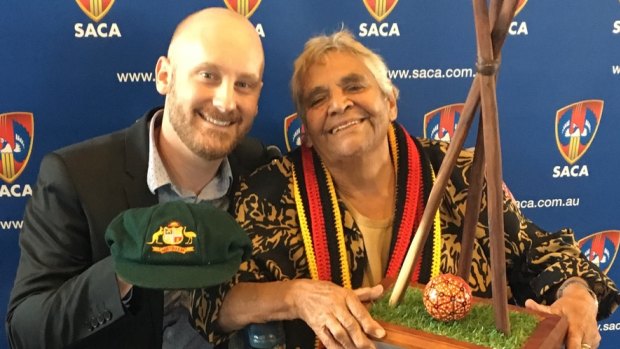 Cricket trailblazer Aunty Faith Thomas (right) has died at the age of 90.