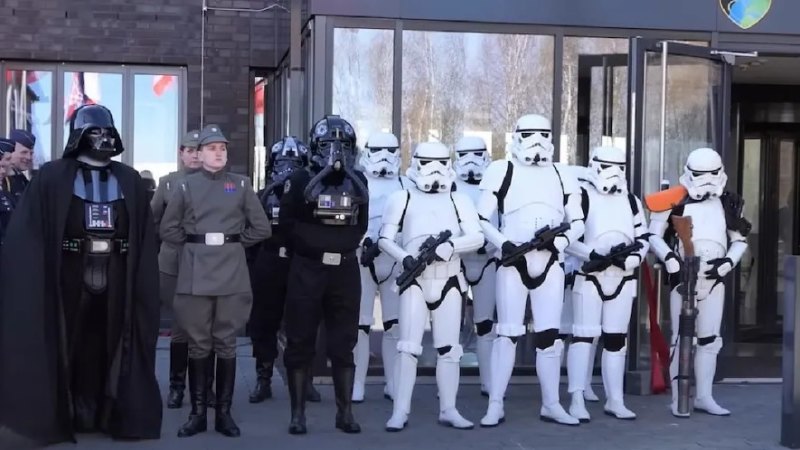 Darth Vader’s appearance at German space command baffles