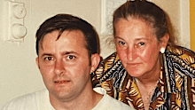 Anthony Albanese and his mother, Maryanne.
