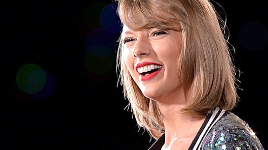 Taylor Swift performing at Suncorp Stadium on December 5, 2015.