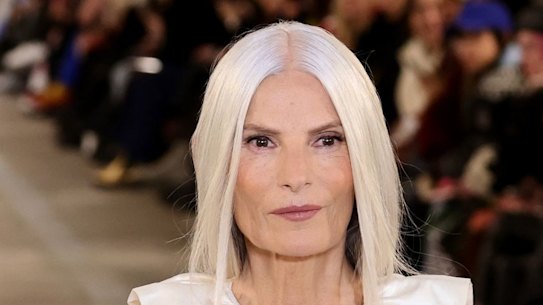 Rachel Waller at New York Fashion Week.