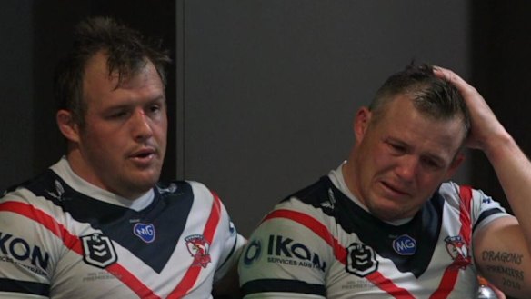 The Morris twins after Brett’s season-ending ACL injury.