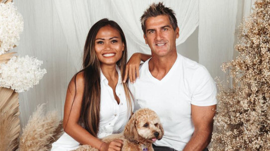 Former AFL player Ricky Olarenshaw and his wife Sarnanitha, or Nitha.