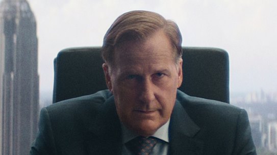Jeff Daniels as Charlie Croker, a Georgia native with college football fame, a blond second wife and a mountain of debt, in A Man in Full.