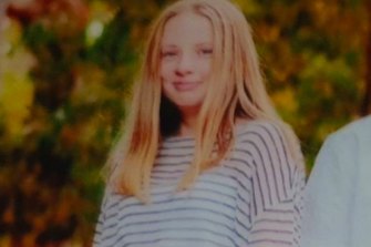 Zoie Bell, 14, died on Wednesday after she was hit by a bus.