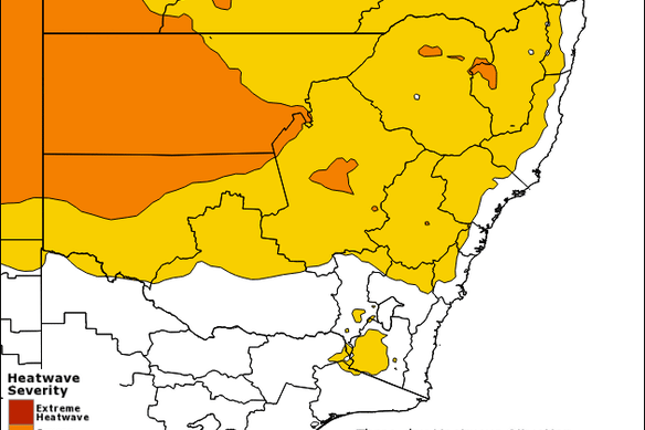 The heatwave ripping across eastern Australia.