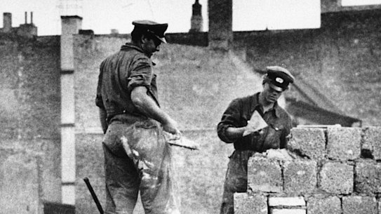 The Berlin Wall, 1961.