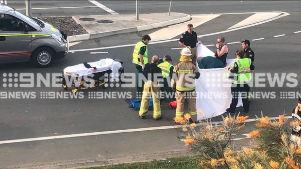 A boy has been hit by a vehicle on the Gold Coast.