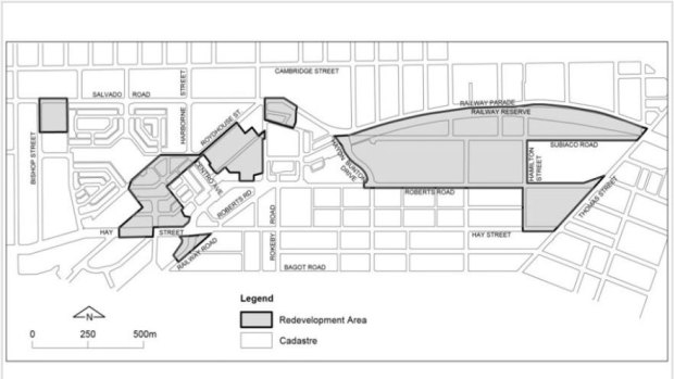 The Subi East redevelopment footprint. 