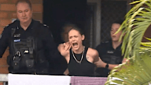Layla Evans spoke exclusively to 9News about the desperate search for her pets Louis and Ruby shortly before police arrived and took her away in handcuffs on Saturday.