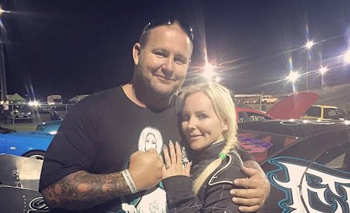 Nick Martin and his wife Amanda.