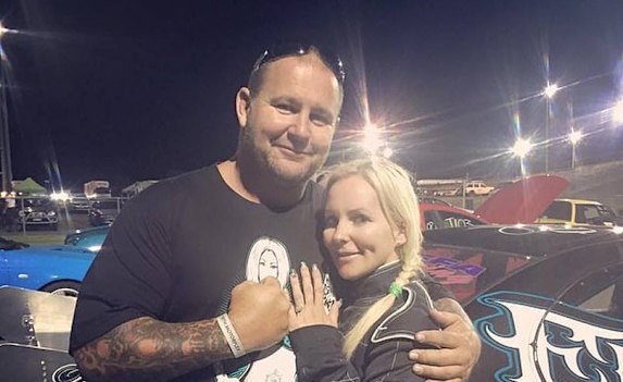 Nick Martin and his wife Amanda.