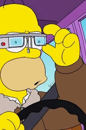 Homer Simpson in 'Specs and the City'