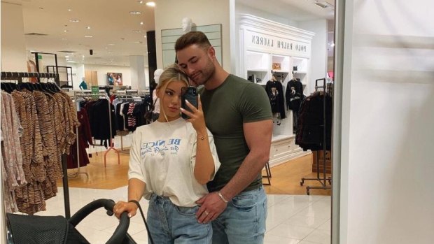 Andre Rebelo and his former girlfriend.