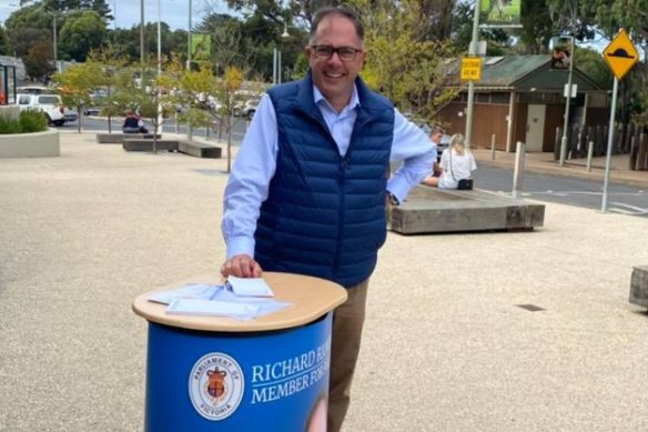 Liberal frontbencher Richard Riordan.