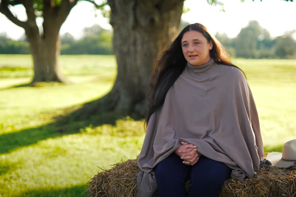 Megan Hughes interviewed in Macksville this year.