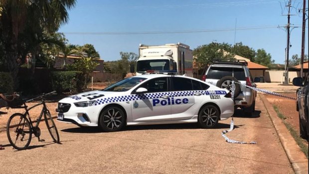 A police cordon is in place in Broome following the discovery of a woman's body.