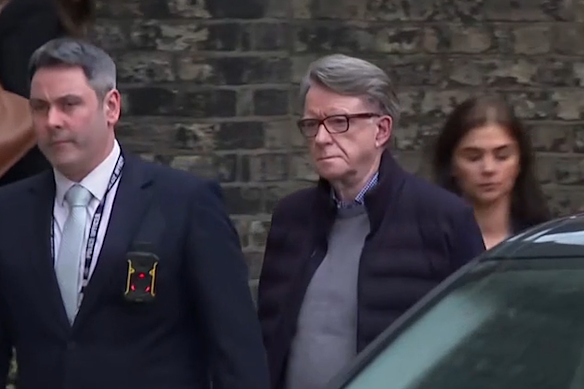 Peter Mandelson is arrested by Metropolitan Police.