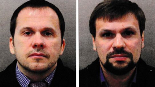 Russian intelligence officers charged over Novichok poisoning in Britain