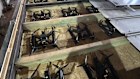 In this handout from Ukraine’s secret service, Ukrainian military drones are stored before the operation.