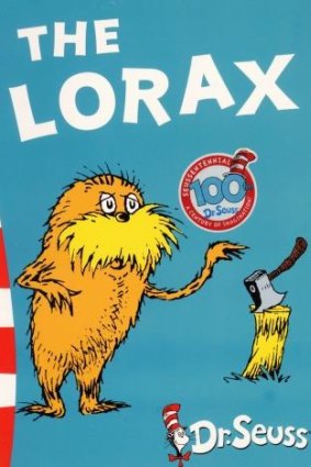 <i>The Lorax</i> by Dr Seuss.