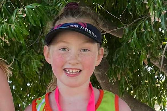 Chloe Jeffries, 8, was remembered as a “very special part” of her local netball community.