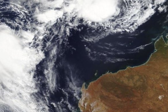 Seroja and the tropical low approach the coast.