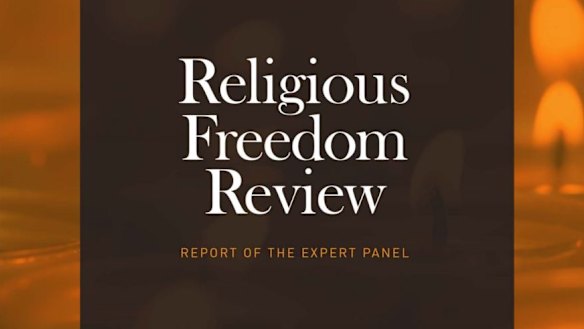 The front cover of the religious freedom review. 