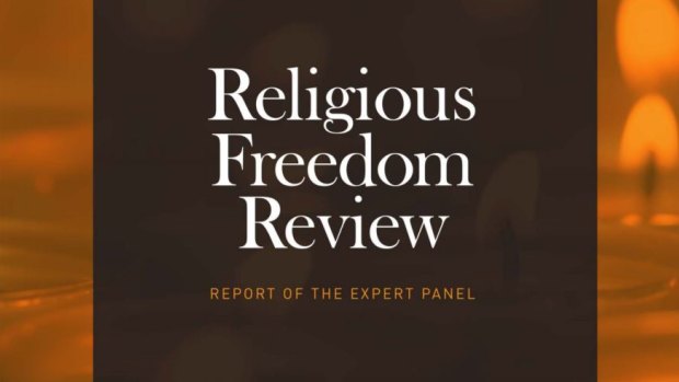 The front cover of the religious freedom review. 